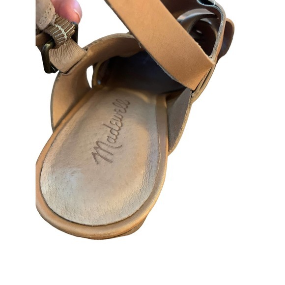 Madewell leather woven high heel block sandal size 7.5. - Picture 5 of 5